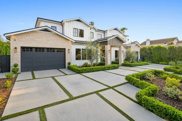 Exterior of painted Florida home